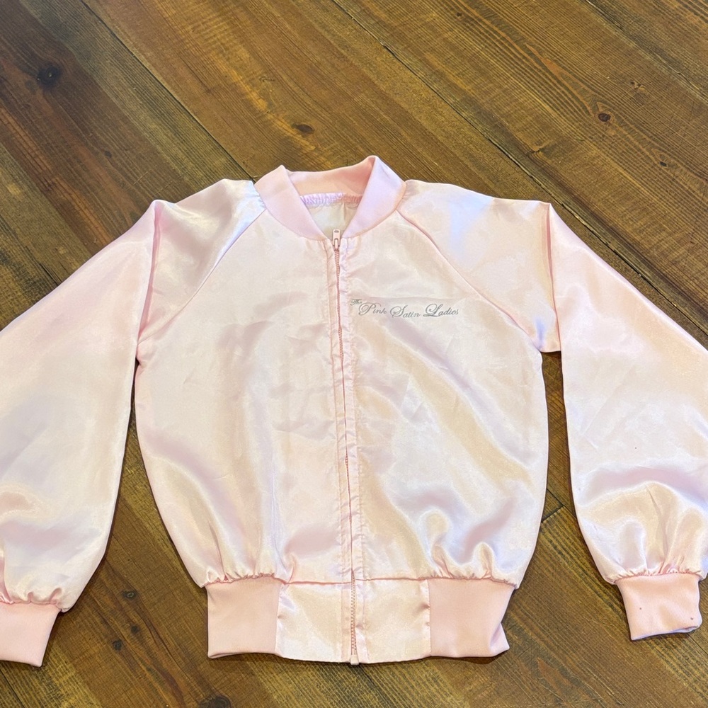 Kids Pink Satin Jacket